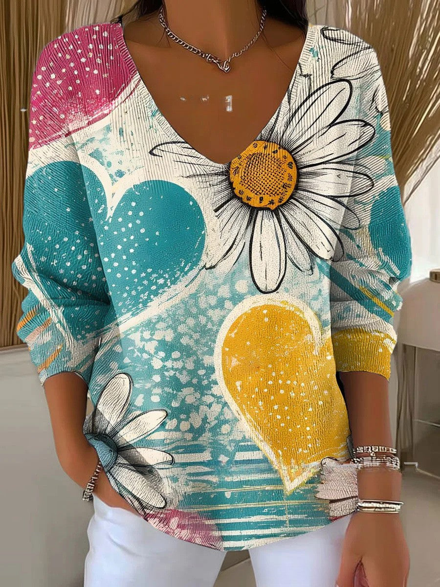 HELENE | Pulôver com decote em V