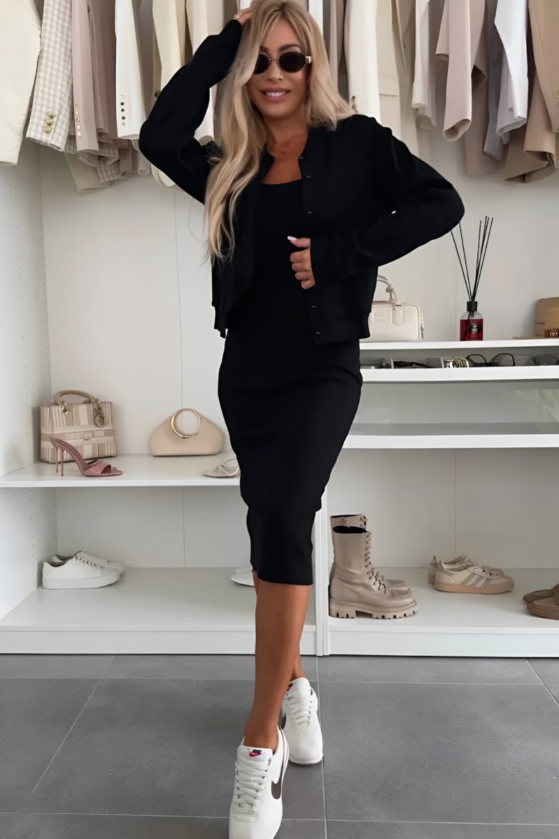 Manon™ | Set Vestido e Jaqueta elegante e confortável
