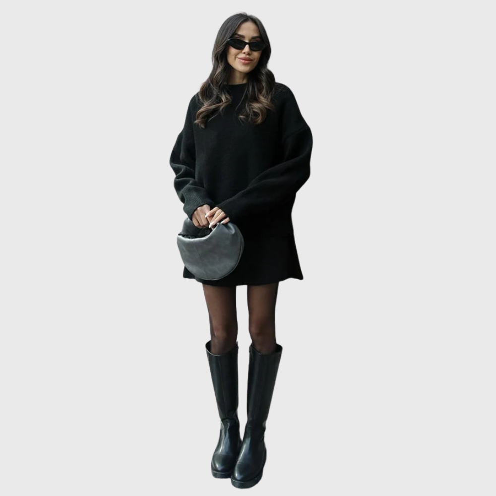 Conjunto de malha aconchegante