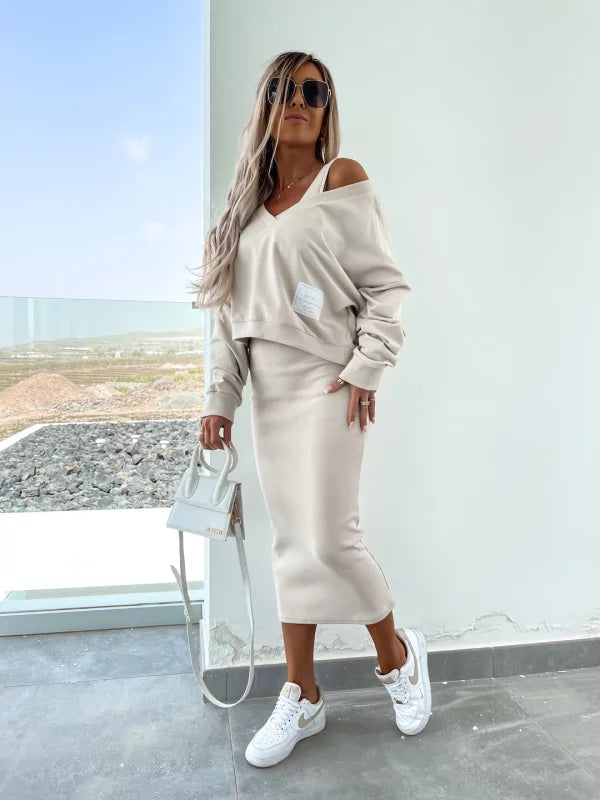 Melania - Conjunto de Top + Vestido