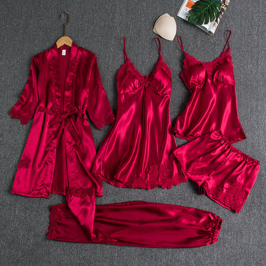 Helene | Conjunto de Pijamas de 5 Peças