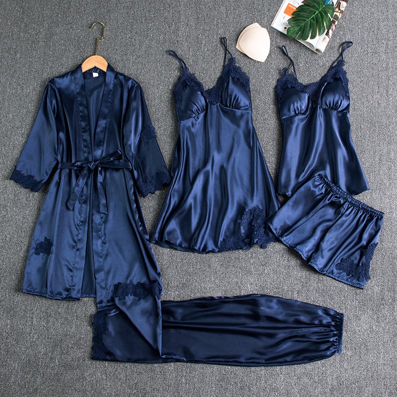 Helene | Conjunto de Pijamas de 5 Peças
