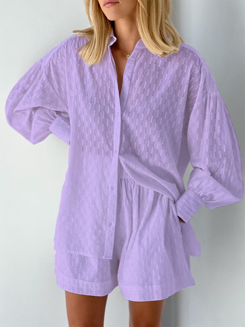 Maud | Conjunto de camisa e shorts chique
