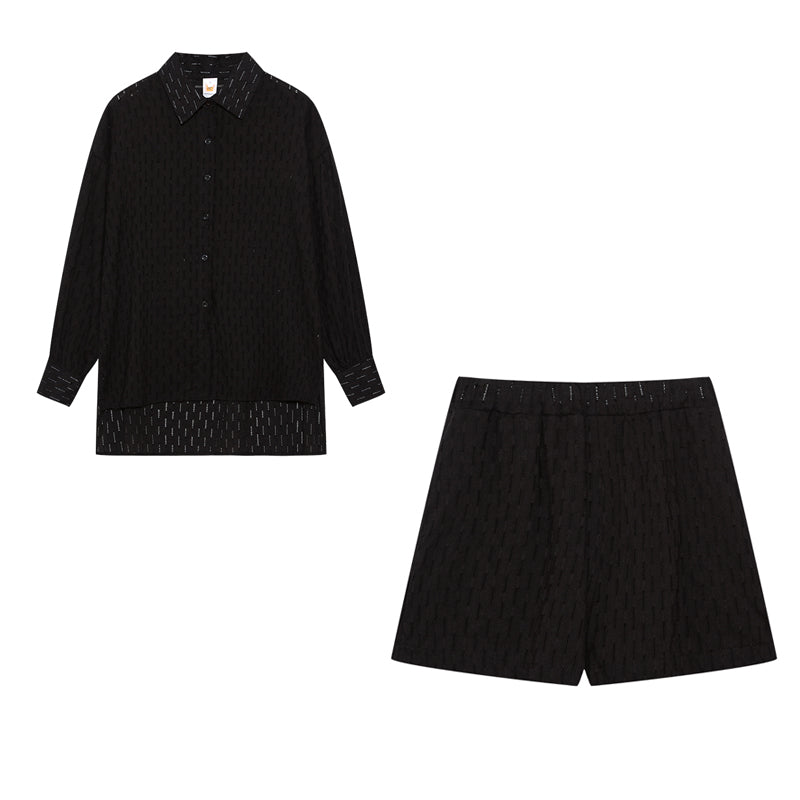 Maud | Conjunto de camisa e shorts chique