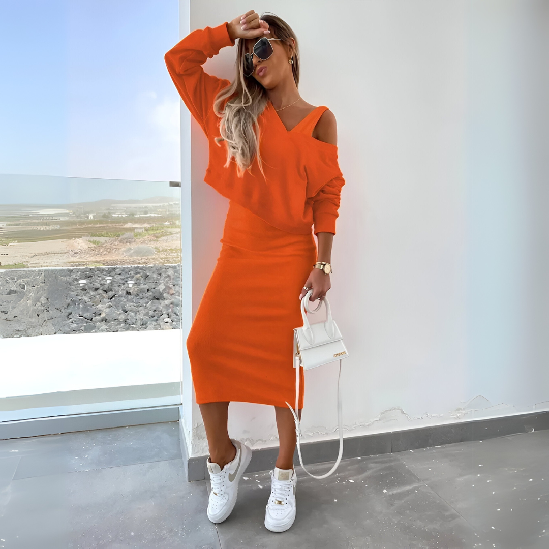 EDITH | CONJUNTO DE TOP E VESTIDO
