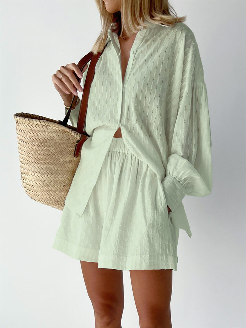Maud | Conjunto de camisa e shorts chique