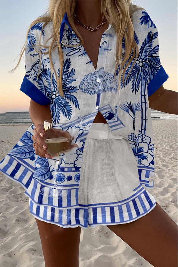 Norellia™ | Conjunto curto leve e versátil para o verão