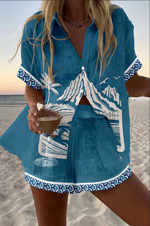 Norellia™ | Conjunto curto leve e versátil para o verão