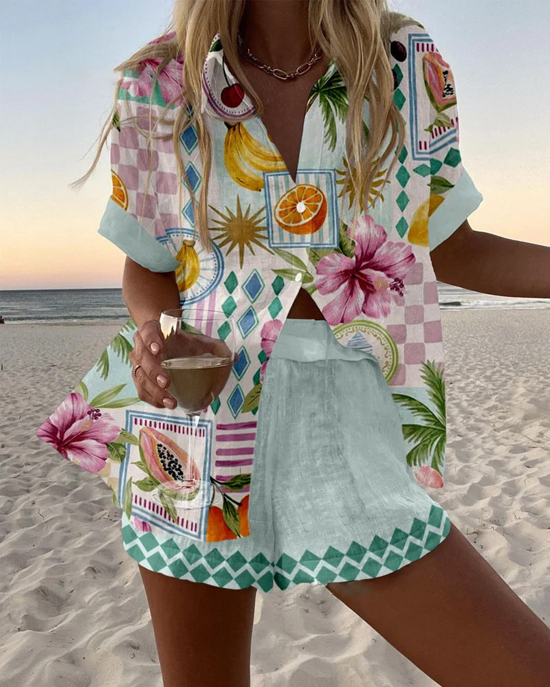 Norellia™ | Conjunto curto leve e versátil para o verão