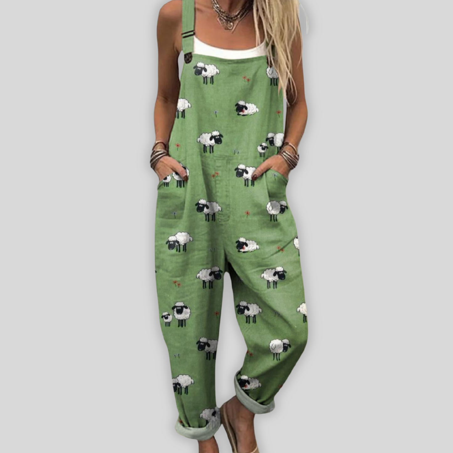 Aukje™ | Macacão elegante com caimento solto para um estilo casual