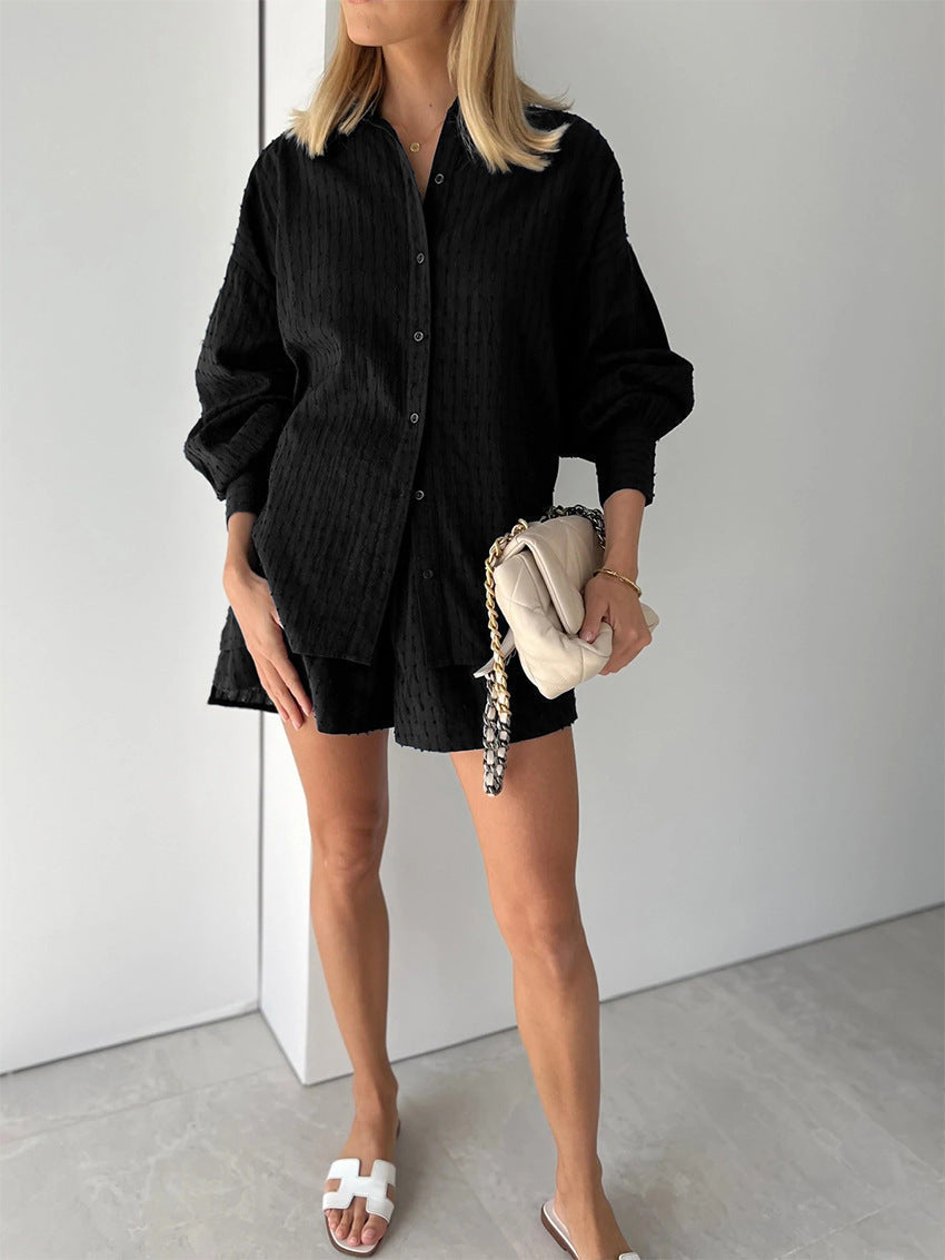 Maud | Conjunto de camisa e shorts chique